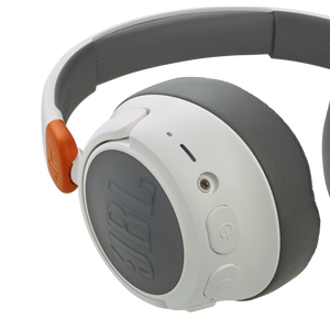 JBL JR 460NC - White - Wireless over-ear Noise Cancelling kids headphones - Detailshot 1